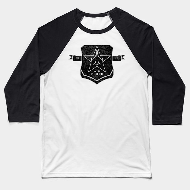 air force Baseball T-Shirt by arxitrav